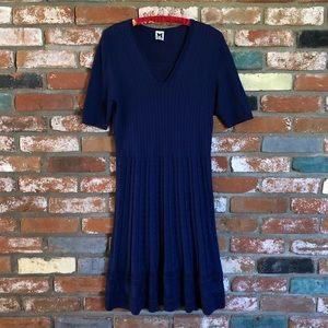 M by Missoni Knit Wool Blend Solid Mini Dress